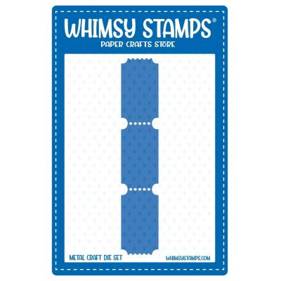 Whimsy Stamps Cutting Dies - Terrific Tickets Strip